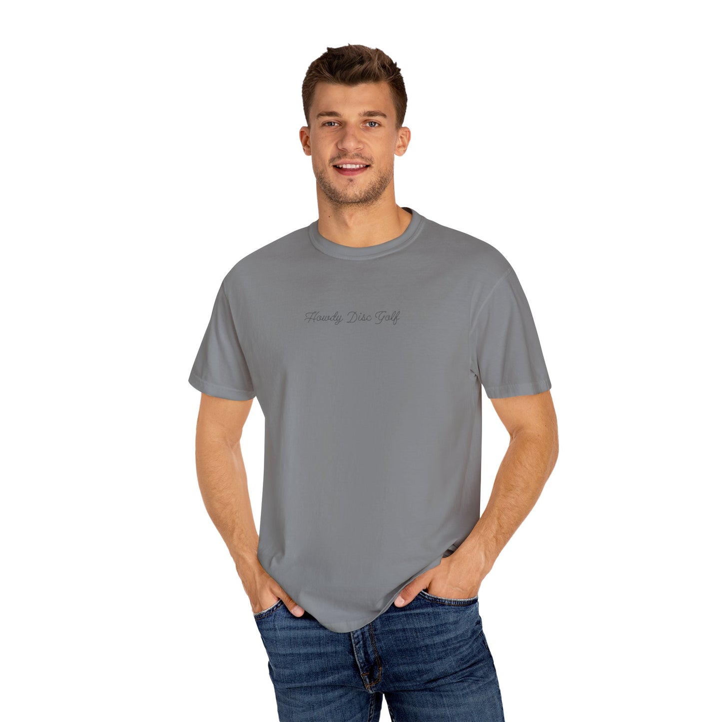 Howdy Mountain Disc Basket Unisex T-shirt