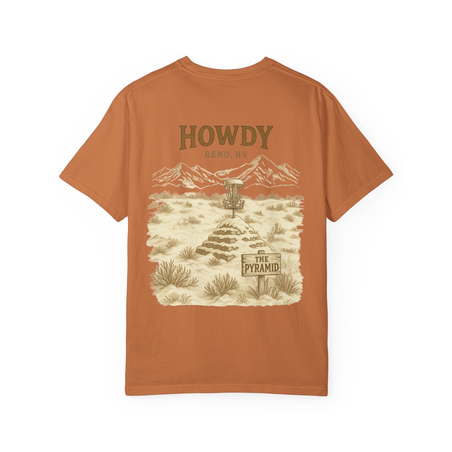 “Howdy – The Pyramid” Tee | Reno, NV (Inspired by Mayor’s Park DGC)