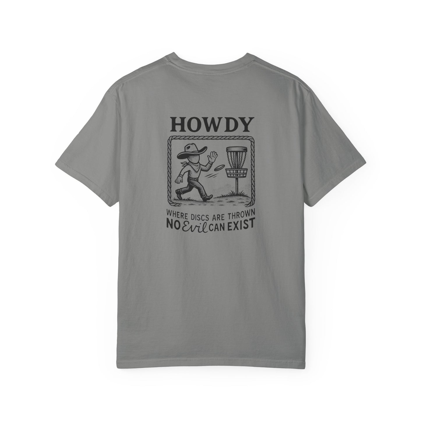 “No Evil Can Exist” – Vintage Western Disc Golf Tee