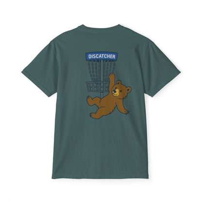 Pocket T-Shirt Playful Bear Hanging Basket Design