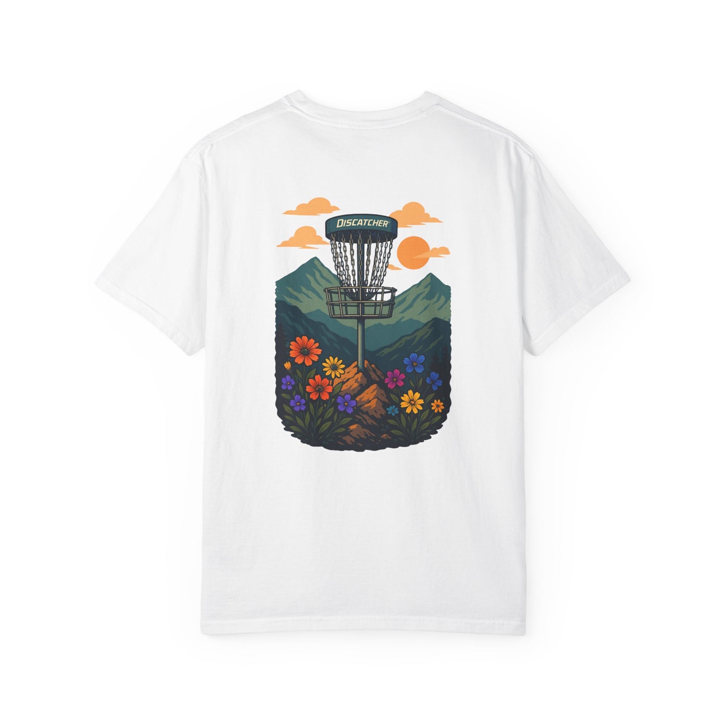 Howdy Mountain Disc Basket Unisex T-shirt