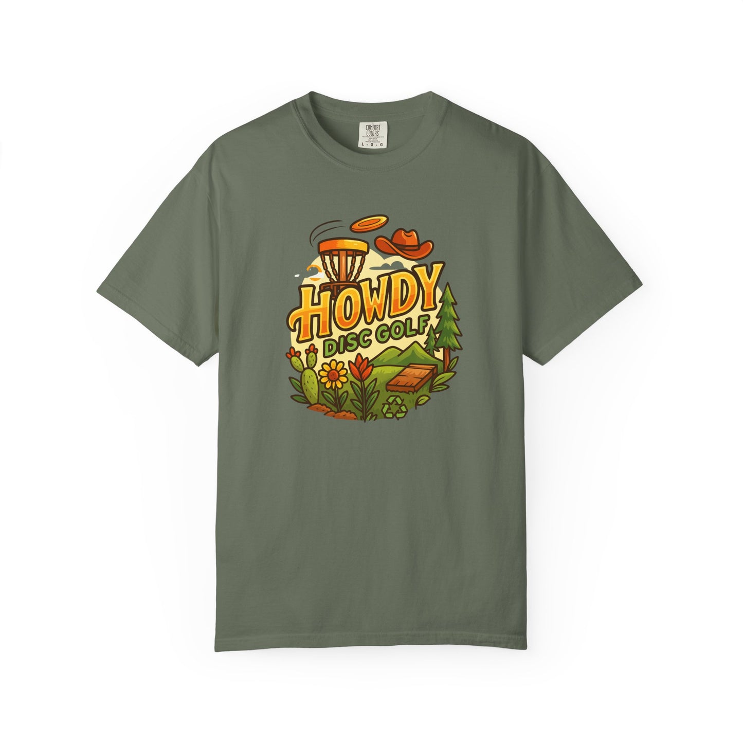 Howdy Disc Golf T-Shirt, Unisex Short Sleeve Tee, Casual Wear, Outdoor Sports Apparel, Summer Gift Idea