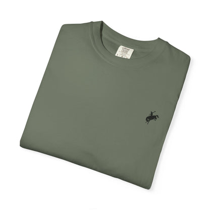 Bucking Bronco Tee- Rope Logo On Back