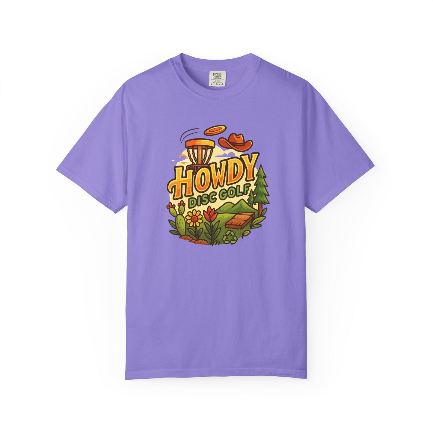 Howdy Disc Golf T-Shirt, Unisex Short Sleeve Tee, Casual Wear, Outdoor Sports Apparel, Summer Gift Idea