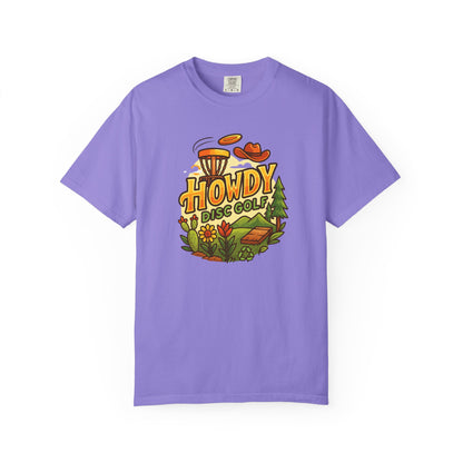 Howdy Disc Golf T-Shirt, Unisex Short Sleeve Tee, Casual Wear, Outdoor Sports Apparel, Summer Gift Idea
