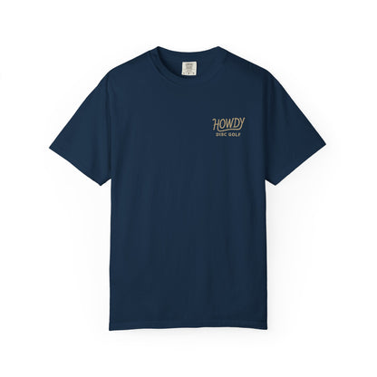 T-Shirt Howdy Disc Golf Logo Rope Letters