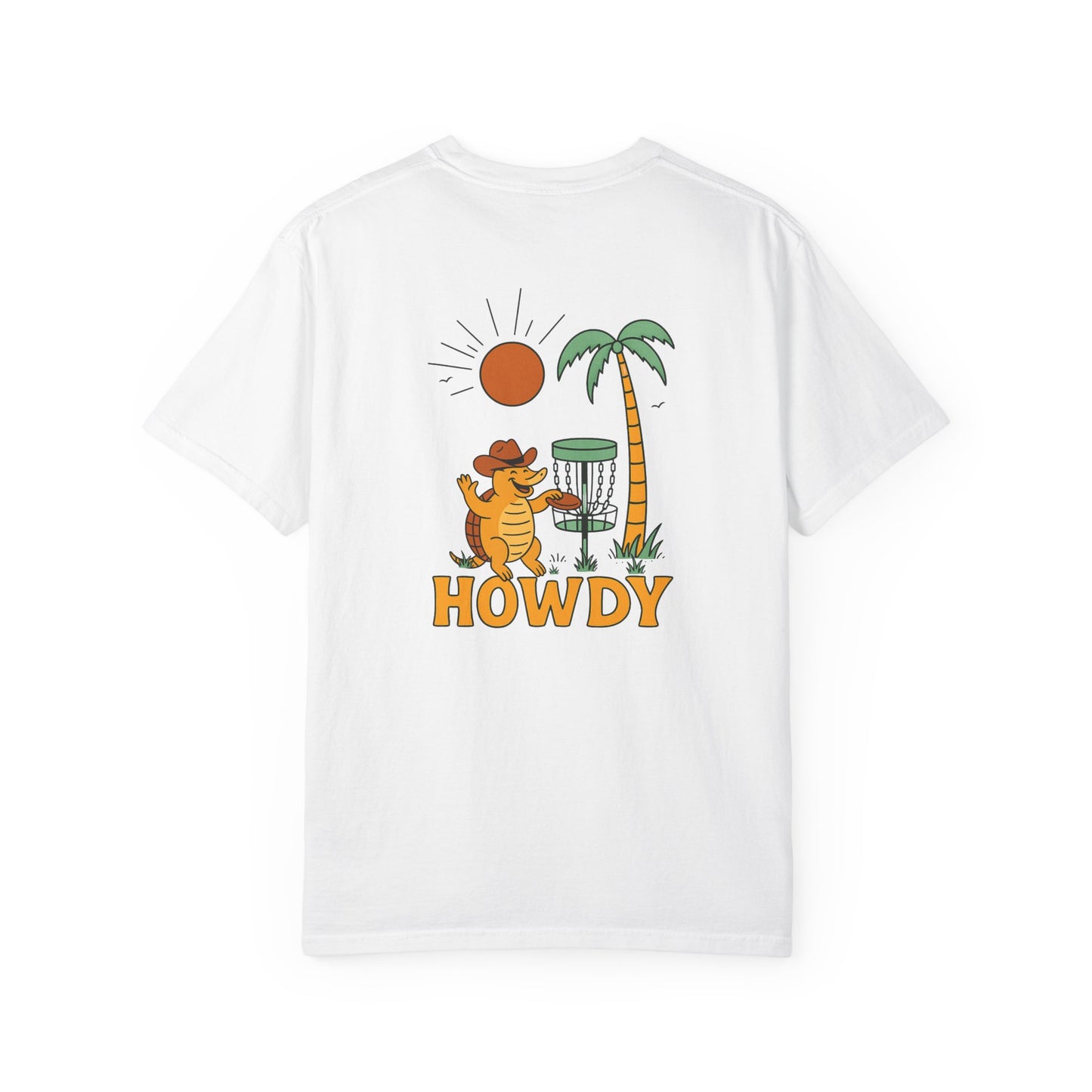 Armadillo Sunny Day Tee – Howdy Disc Golf