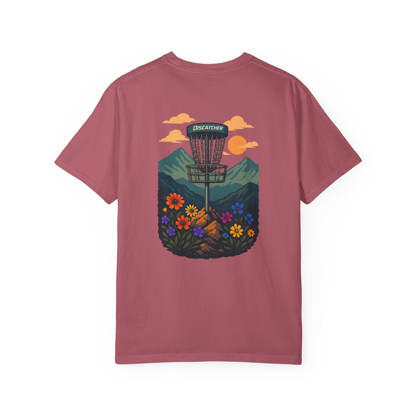 Howdy Mountain Disc Basket Unisex T-shirt