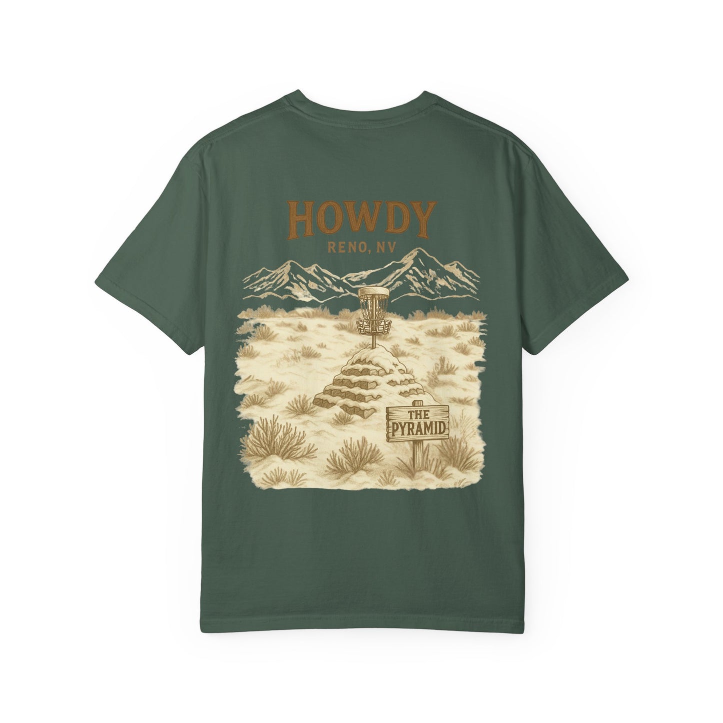 “Howdy – The Pyramid” Tee | Reno, NV (Inspired by Mayor’s Park DGC)