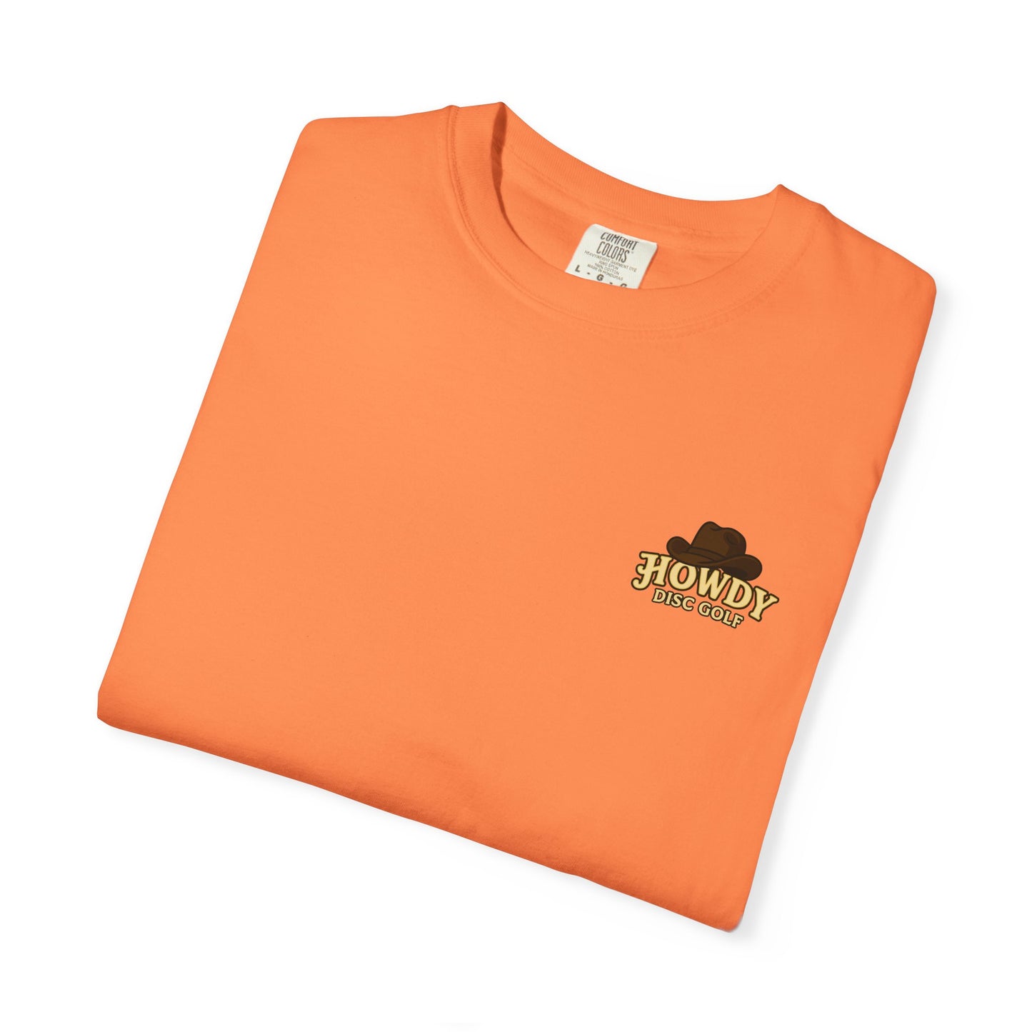 Howdy Disc Golf T-Shirt, Unisex Garment-Dyed Tee for Golf Lovers, Fun Outdoor Tee, Great for Gifts, Summer Sports Fashion