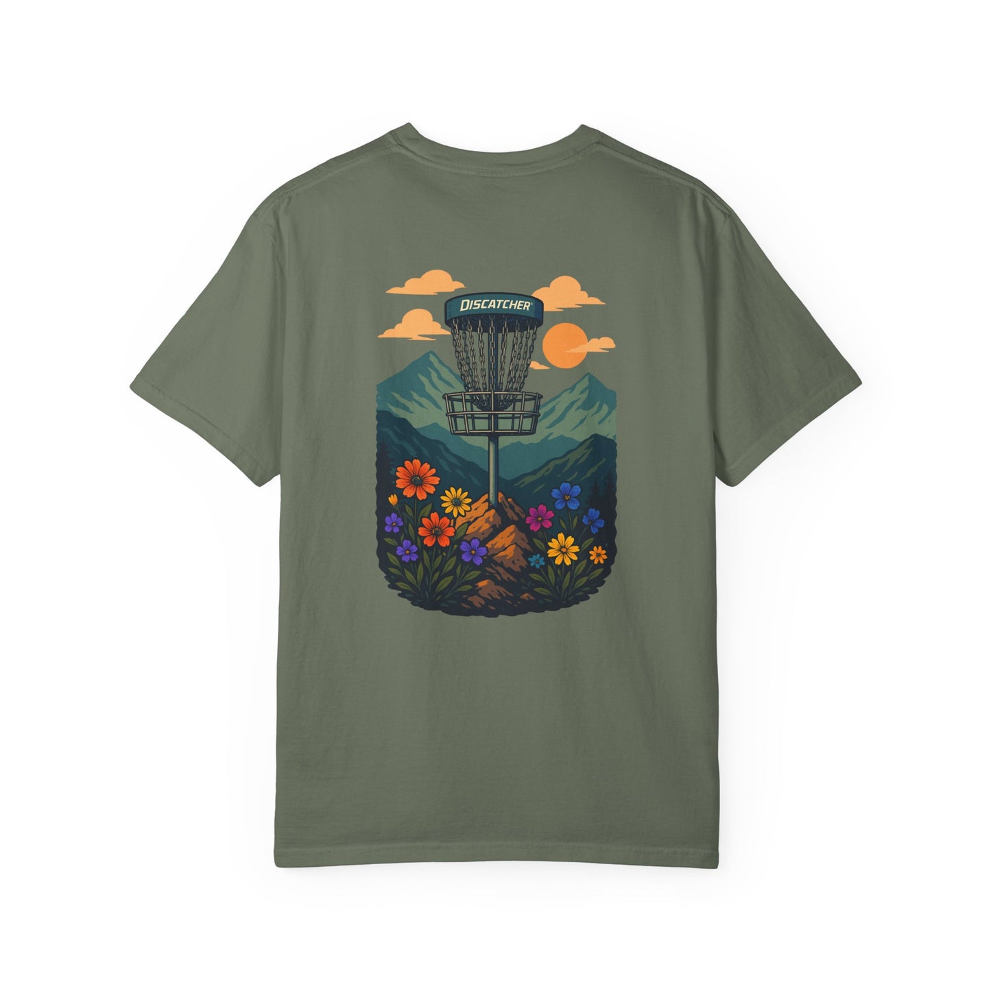 Howdy Mountain Disc Basket Unisex T-shirt