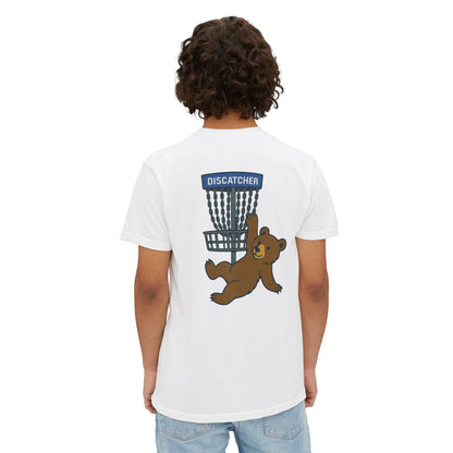 Pocket T-Shirt Playful Bear Hanging Basket Design