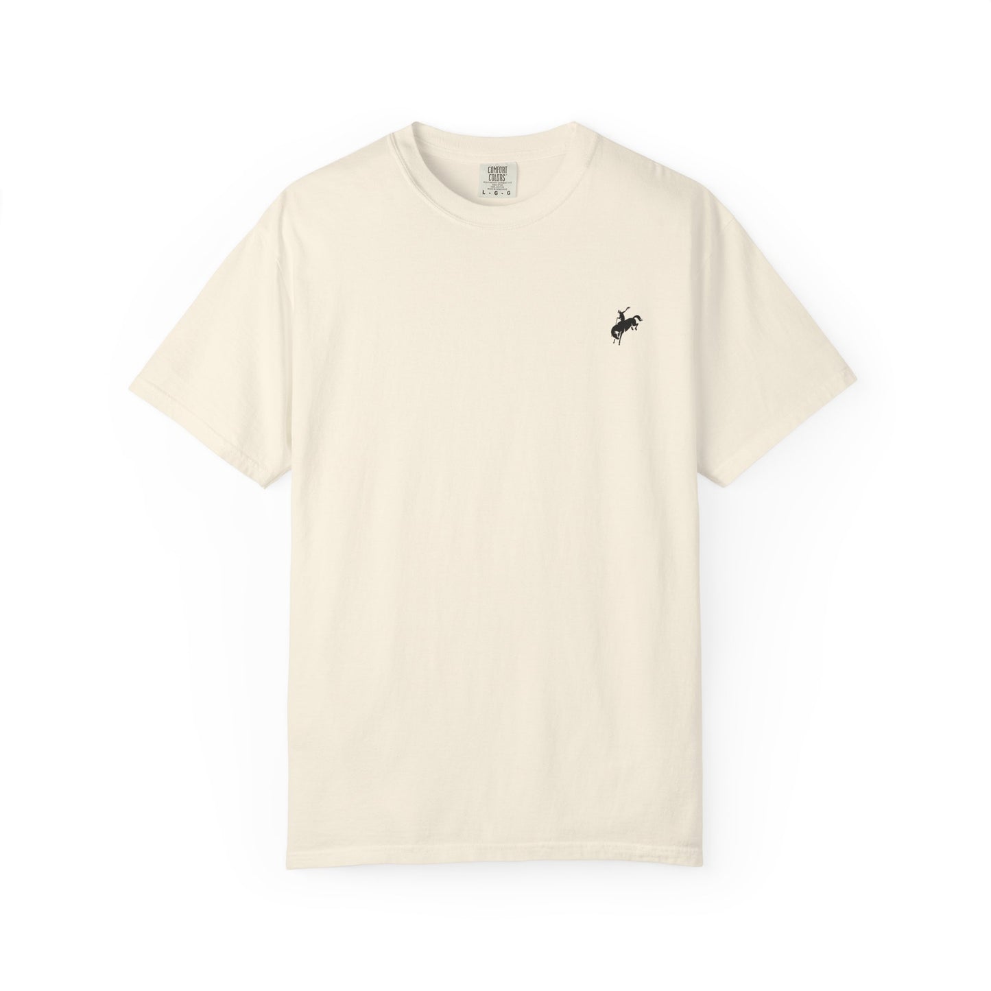 Bucking Bronco Tee- Rope Logo On Back