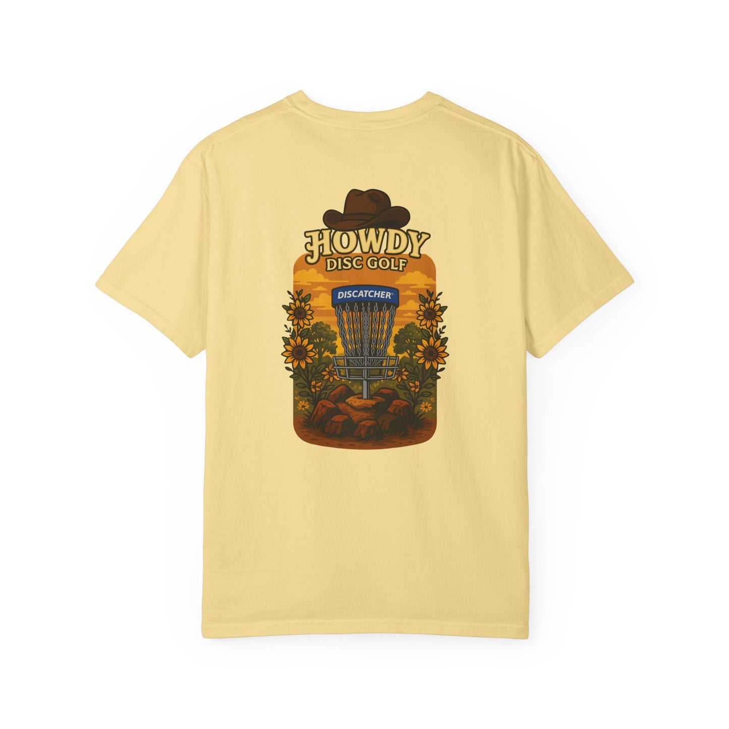 Howdy Disc Golf Sunflower Unisex Garment-Dyed T-Shirt | Casual Summer Tee, Gift for Disc Golf Enthusiasts, Fun Outdoor Activity Shirt, Nature [...]