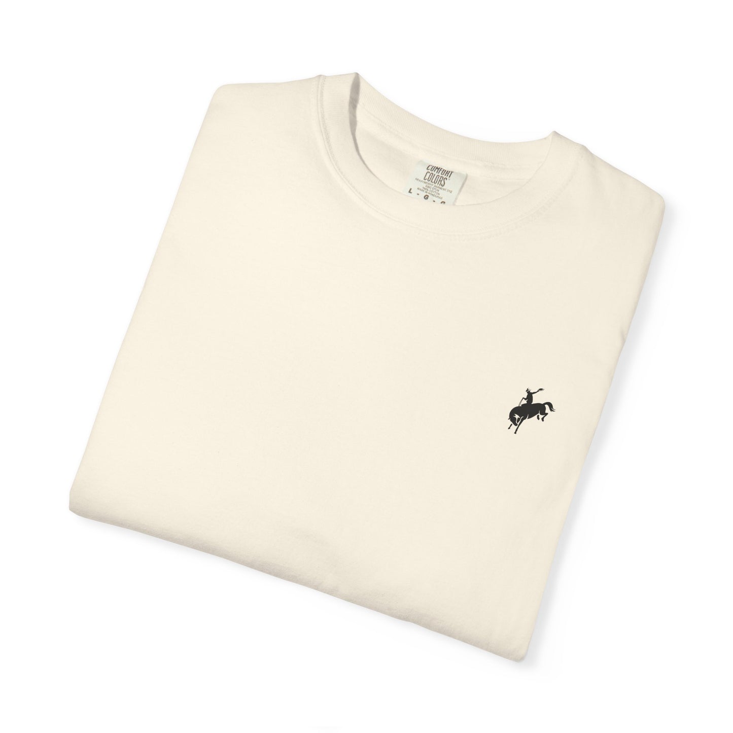 Bucking Bronco Tee- Rope Logo On Back