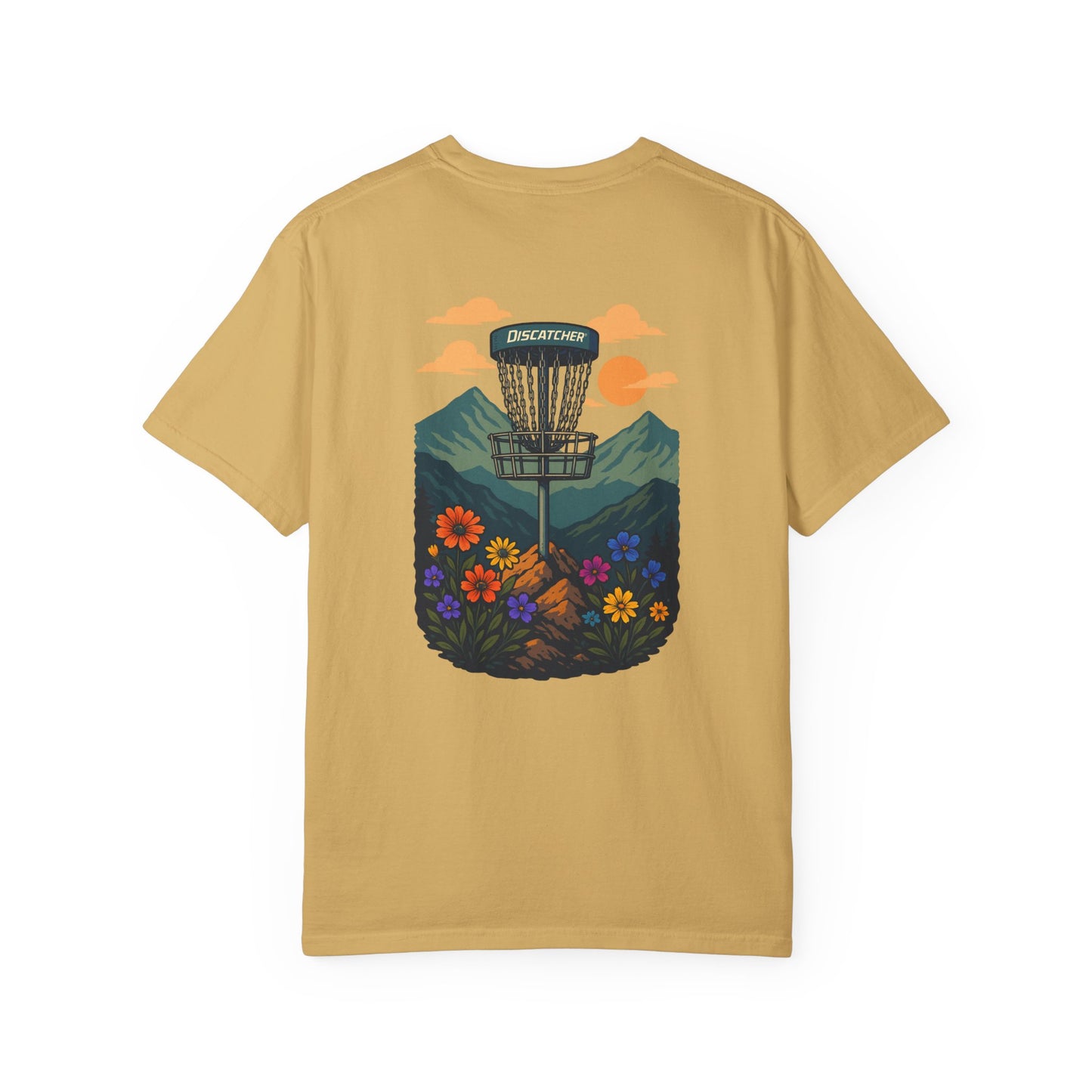 Howdy Mountain Disc Basket Unisex T-shirt