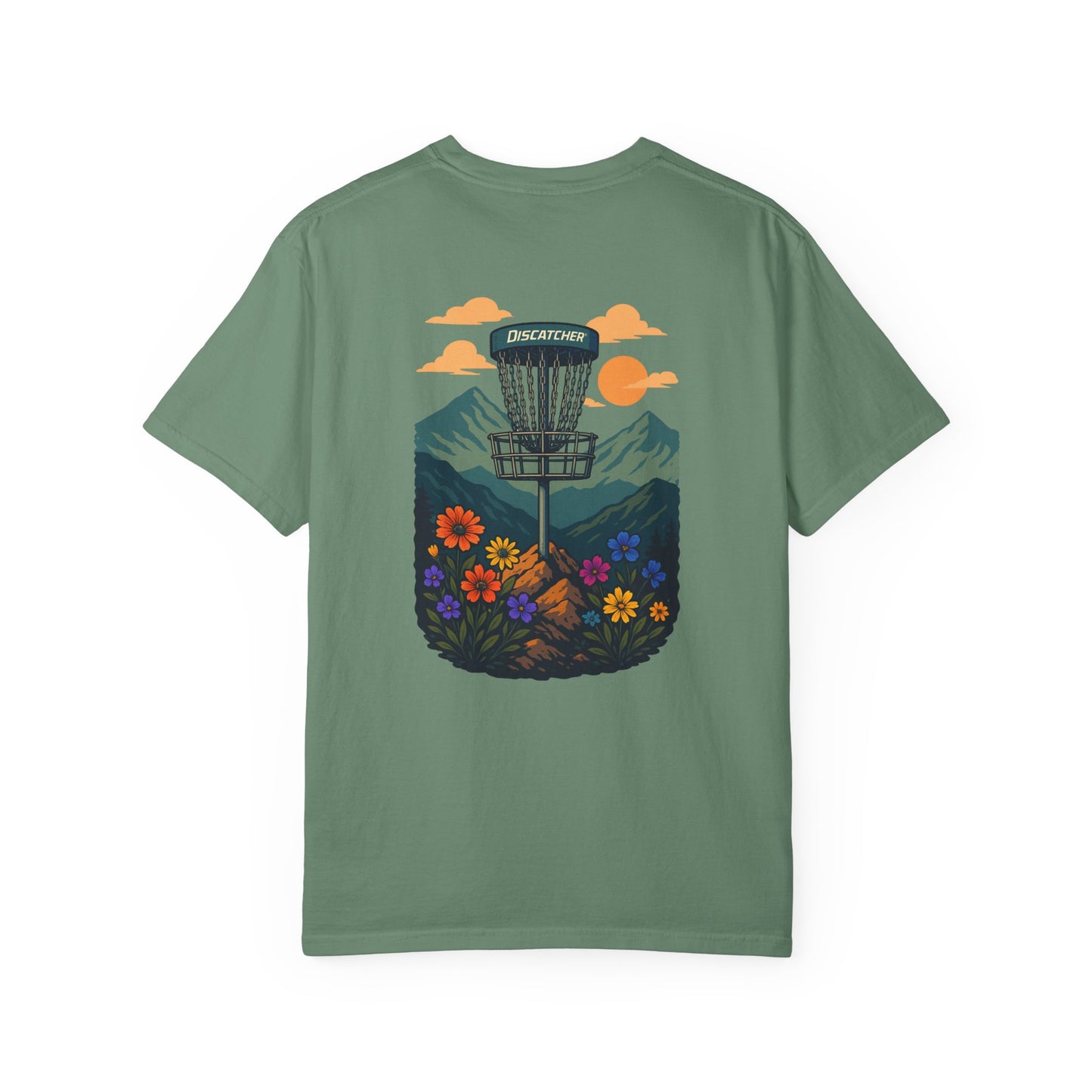 Howdy Mountain Disc Basket Unisex T-shirt