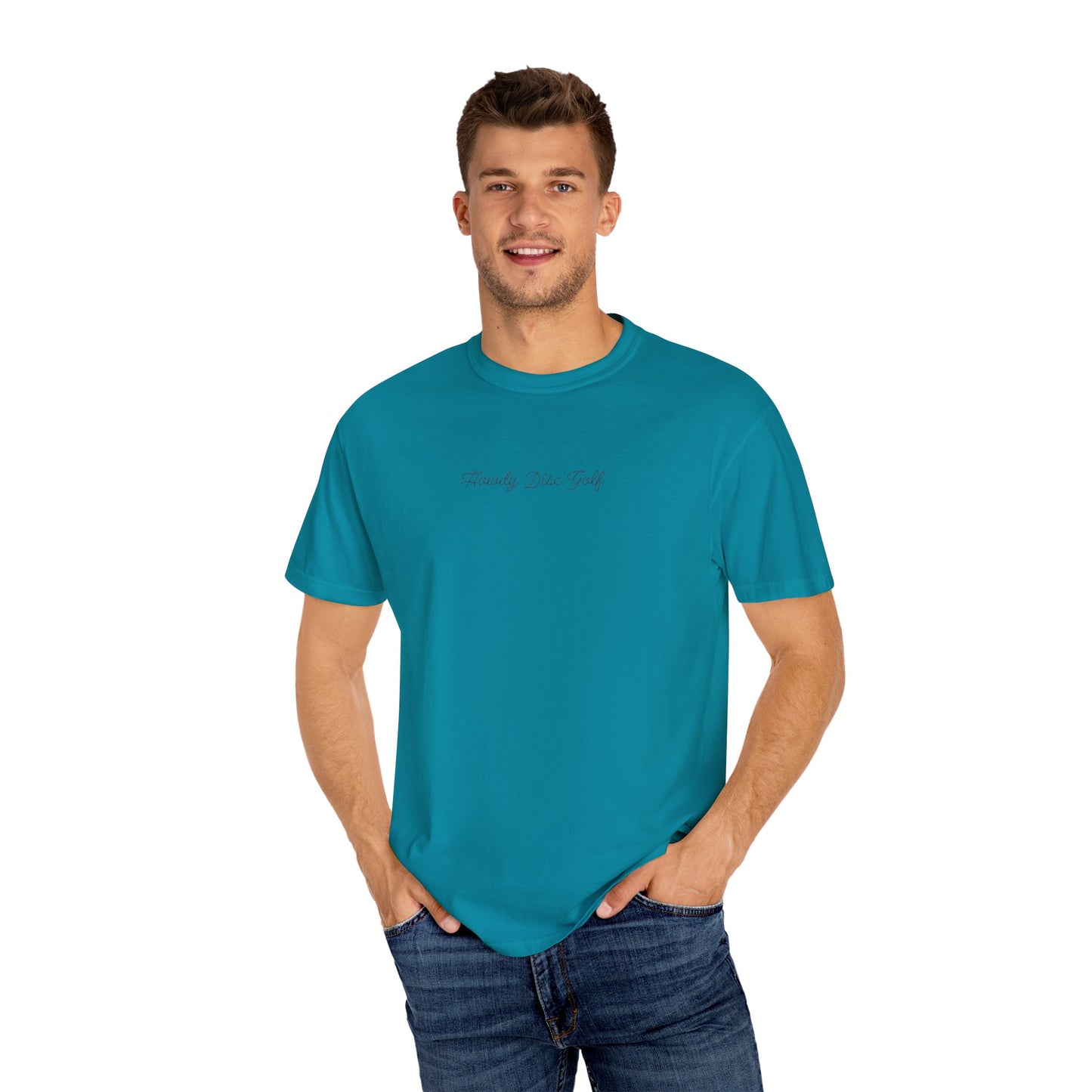 Howdy Mountain Disc Basket Unisex T-shirt