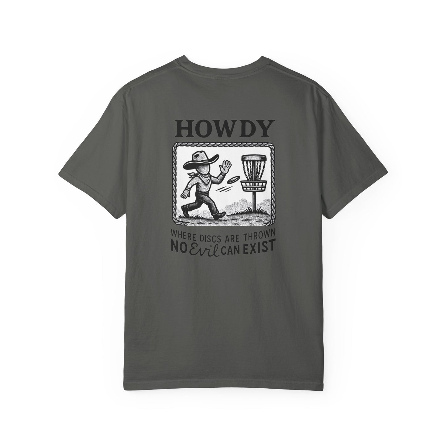 “No Evil Can Exist” – Vintage Western Disc Golf Tee