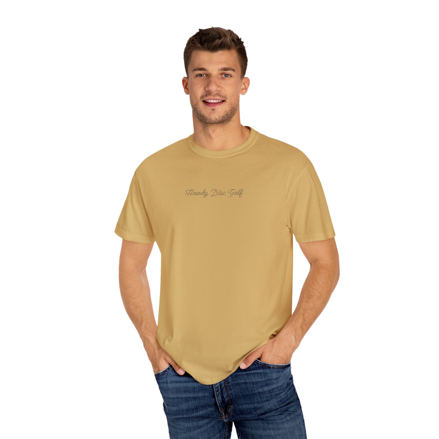 Howdy Mountain Disc Basket Unisex T-shirt