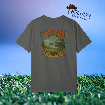 Vintage Disc Golf Tee - Play Your Course Unisex T-shirt