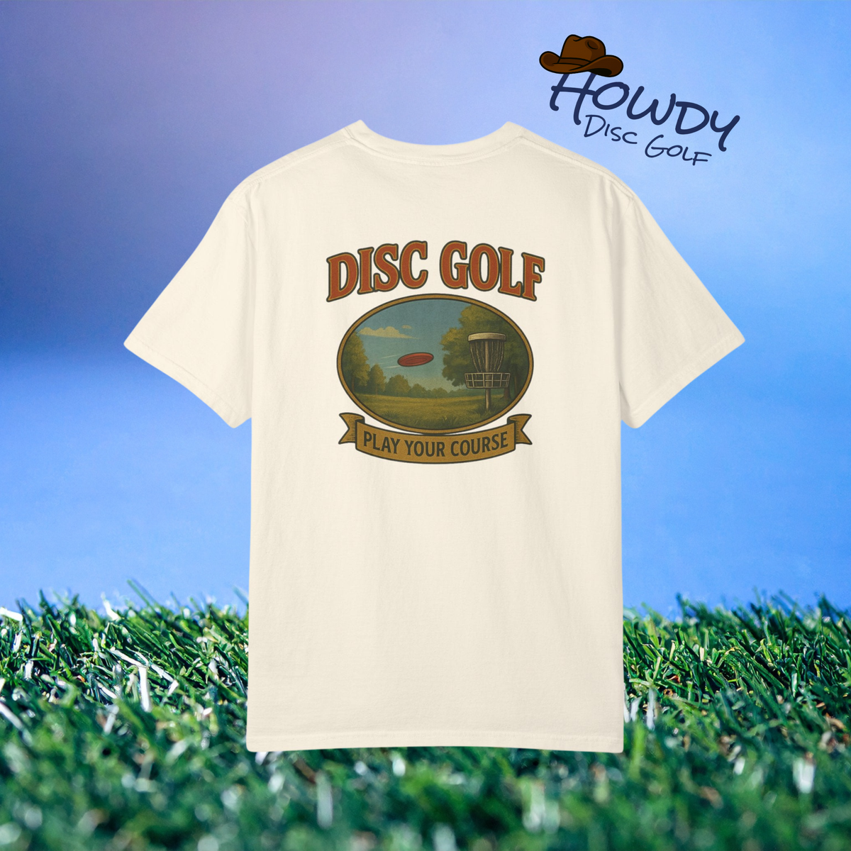 Vintage Disc Golf Tee - Play Your Course Unisex T-shirt