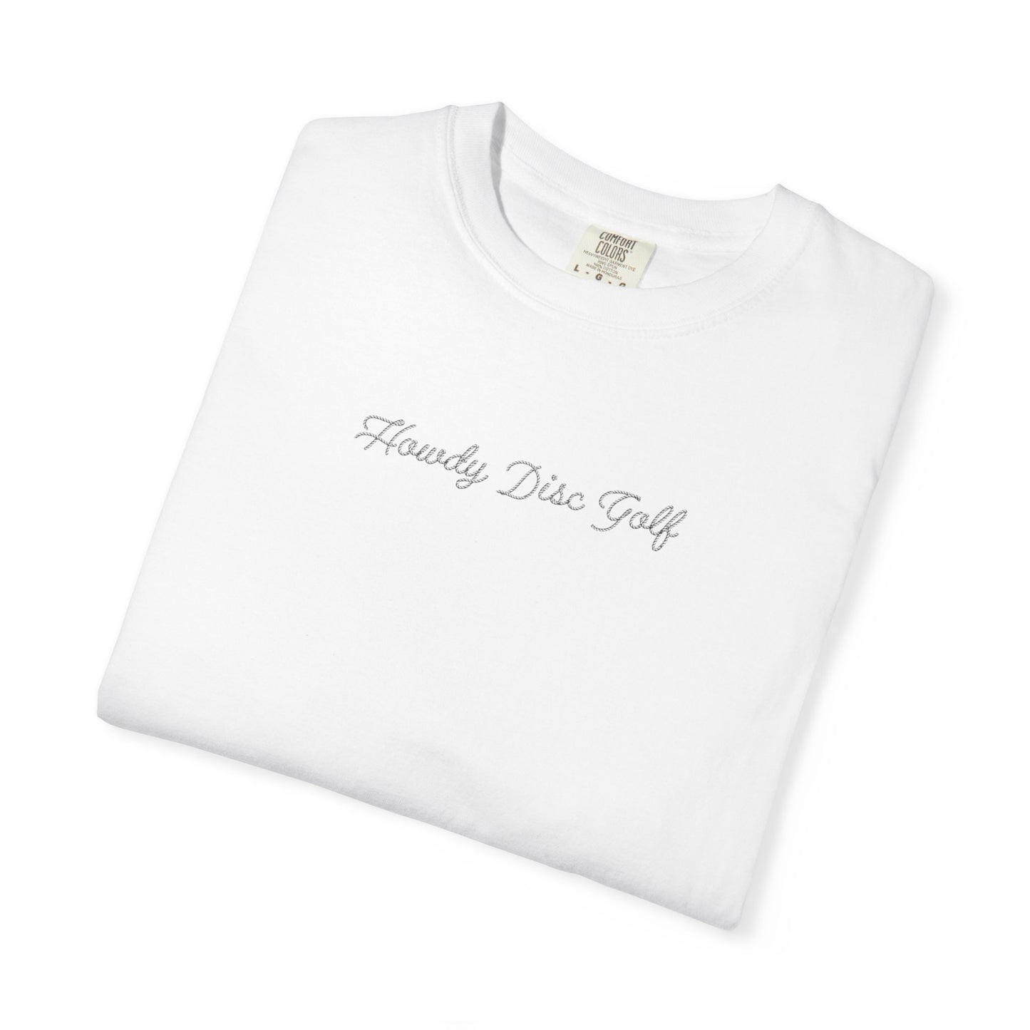 Disc Basket Flowers Howdy Disc Golf Unisex T-shirt