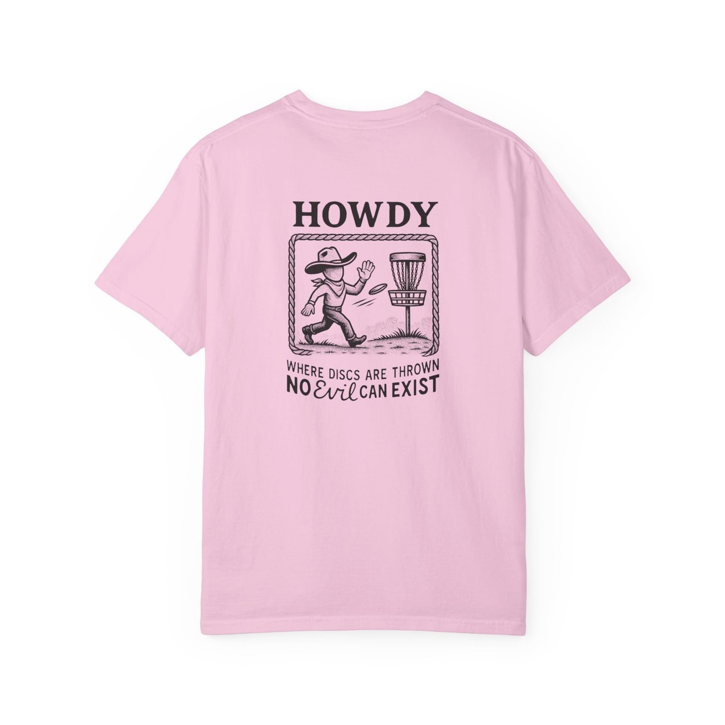 “No Evil Can Exist” – Vintage Western Disc Golf Tee