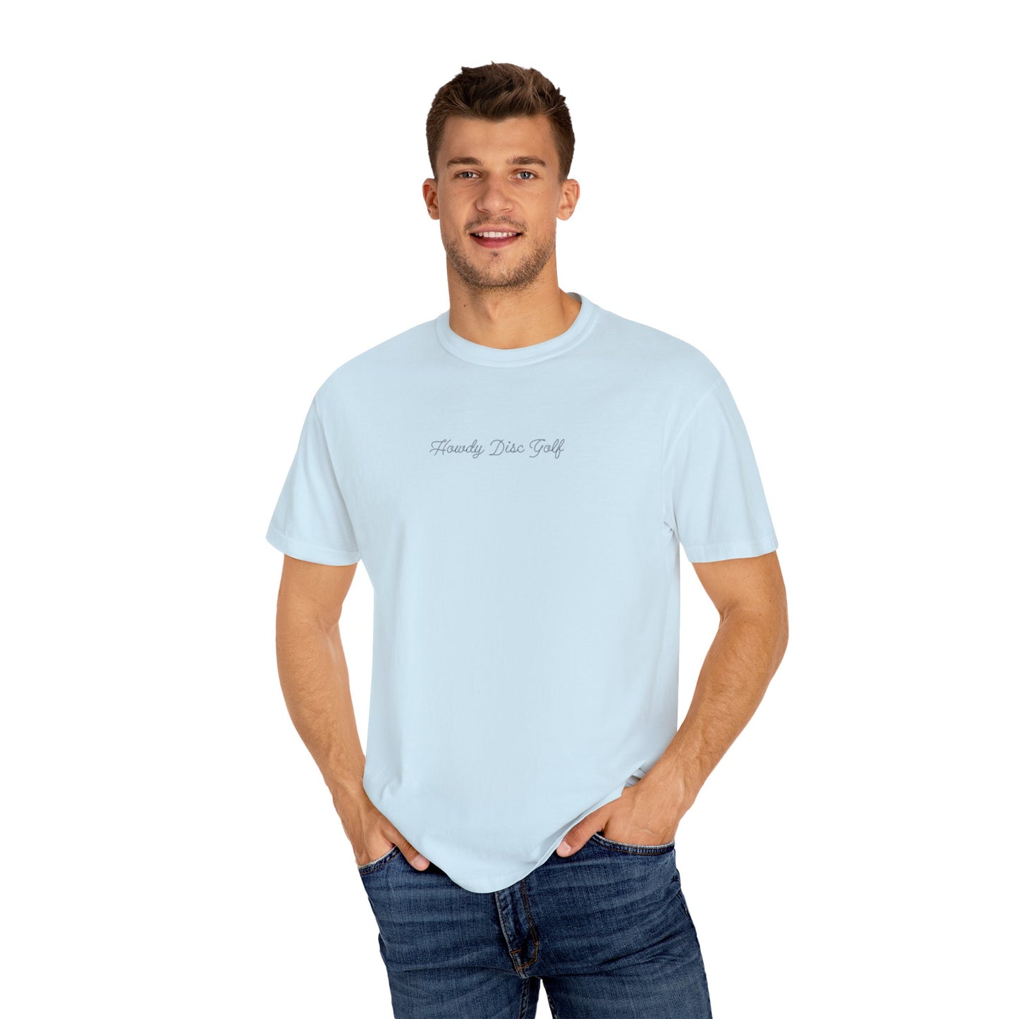 Howdy Mountain Disc Basket Unisex T-shirt