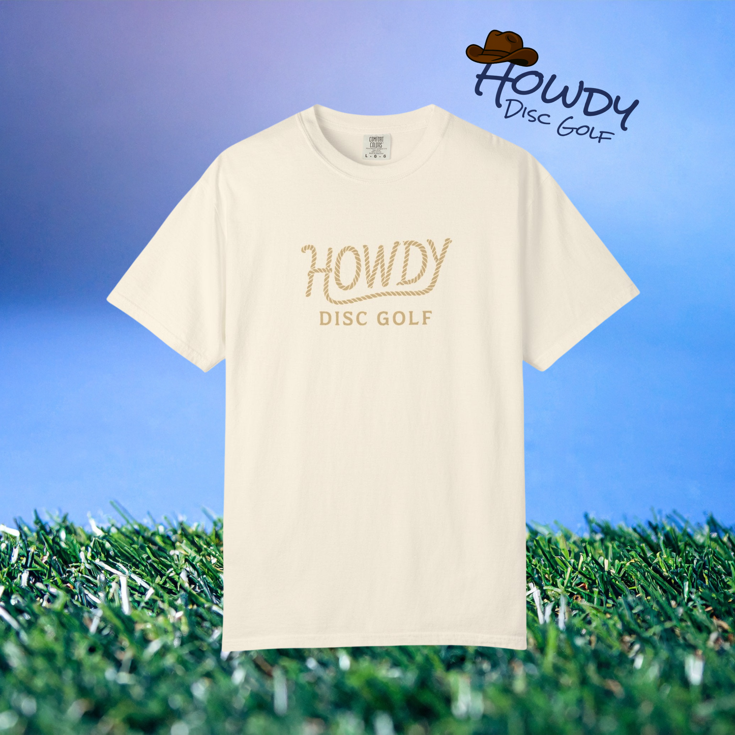 Howdy Rope Logo Tee – Classic Western Disc Golf Style