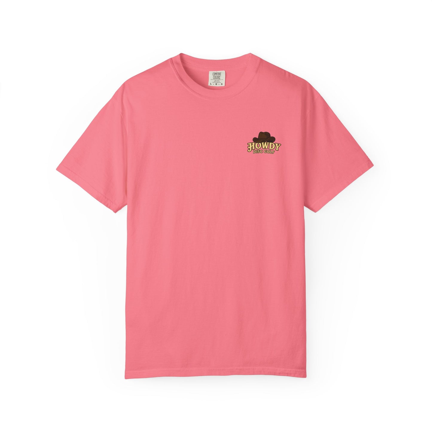 Howdy Disc Golf Unisex Garment-Dyed T-Shirt, Retro Golf Tee, Outdoor Sports Shirt, Gift for Golf Lovers, Casual Summer Top