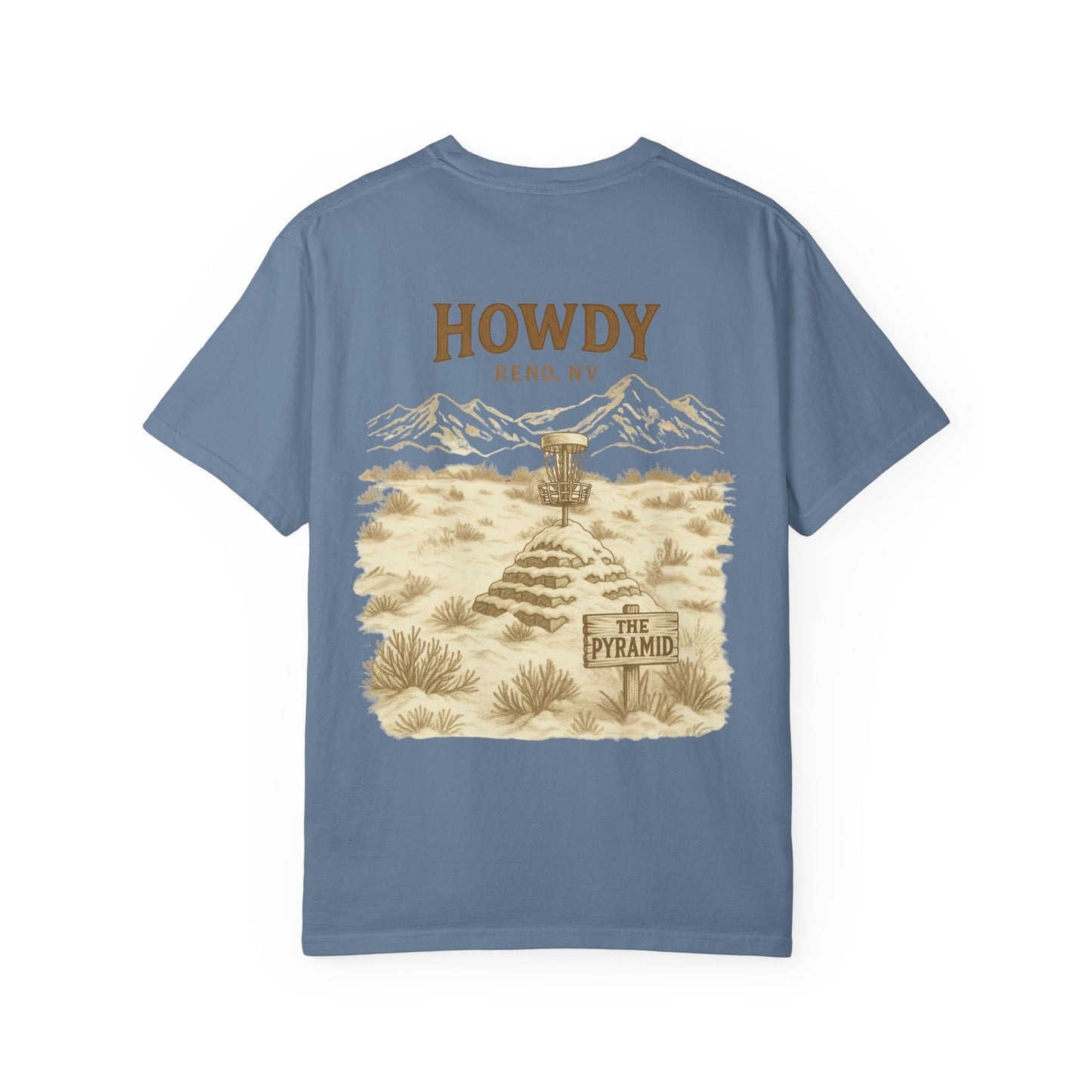 “Howdy – The Pyramid” Tee | Reno, NV (Inspired by Mayor’s Park DGC)
