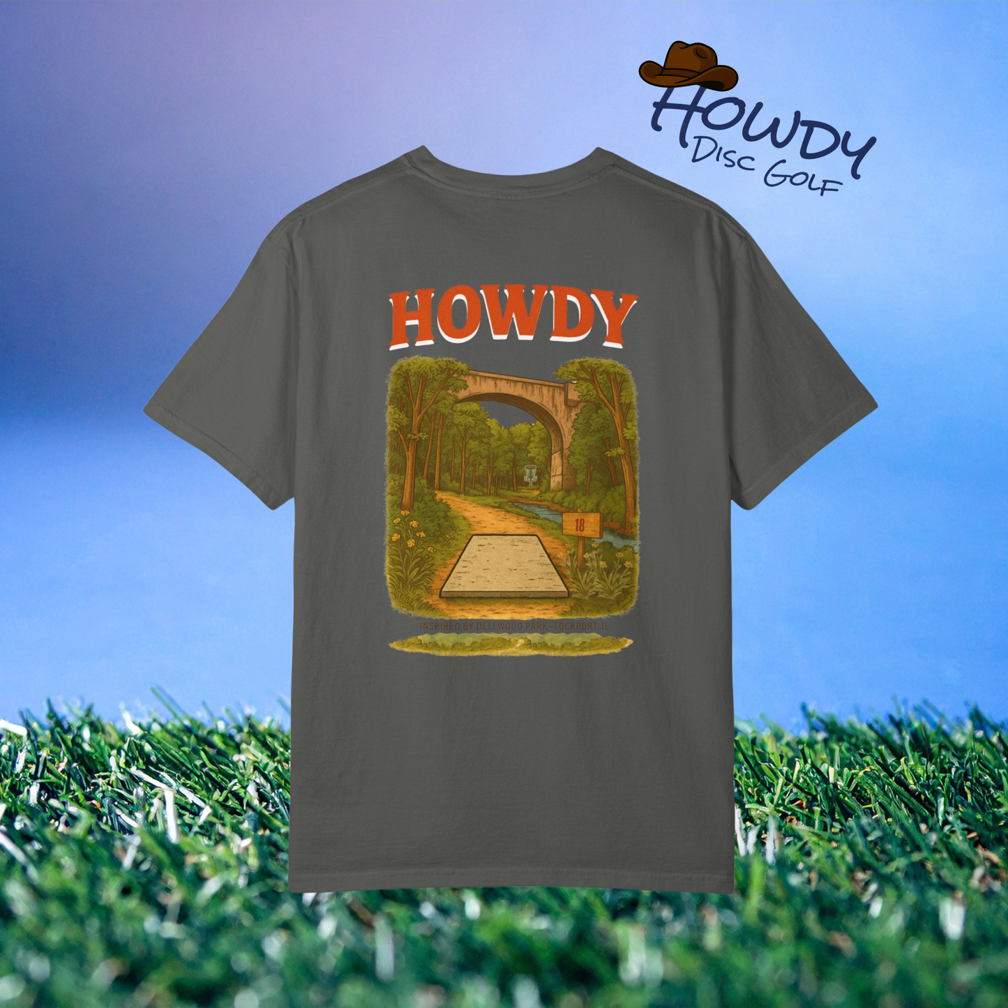 “Howdy Hole 18” Tee – Inspired by The Canyons at Dellwood Park (#5 in the World)