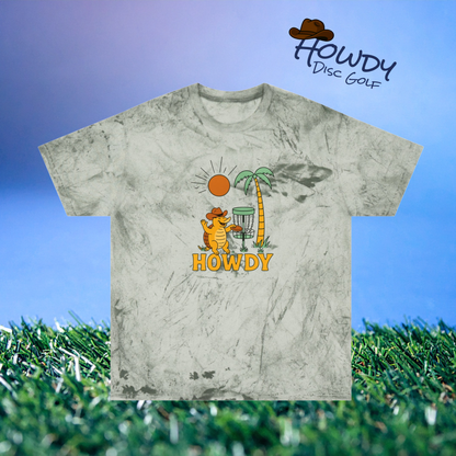 Disc Golf Armadillo Color Blast T-Shirt