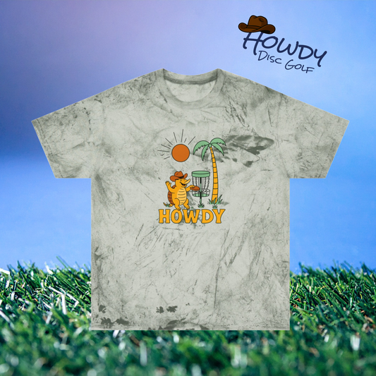 Disc Golf Armadillo Color Blast T-Shirt