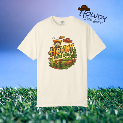 Howdy Disc Golf T-Shirt, Unisex Short Sleeve Tee, Casual Wear, Outdoor Sports Apparel, Summer Gift Idea