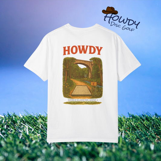 “Howdy Hole 18” Tee – Inspired by The Canyons at Dellwood Park (#5 in the World)
