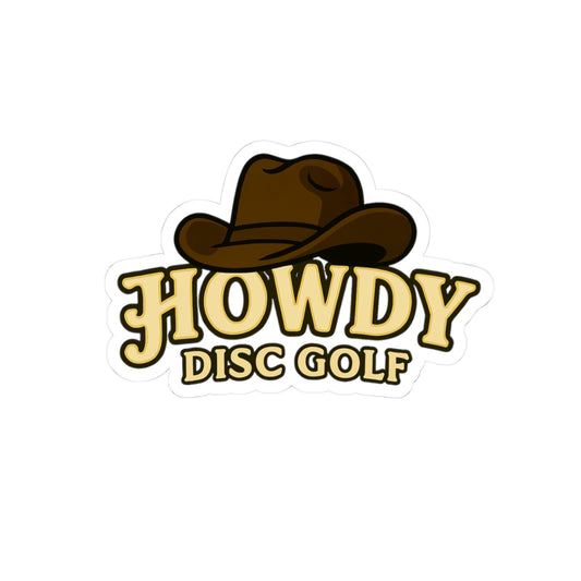 Howdy Disc Golf Cowboy Logo