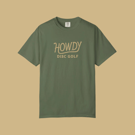 Howdy Rope Logo Tee – Classic Western Disc Golf Style