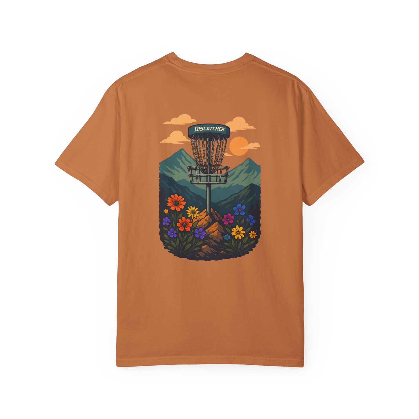 Howdy Mountain Disc Basket Unisex T-shirt