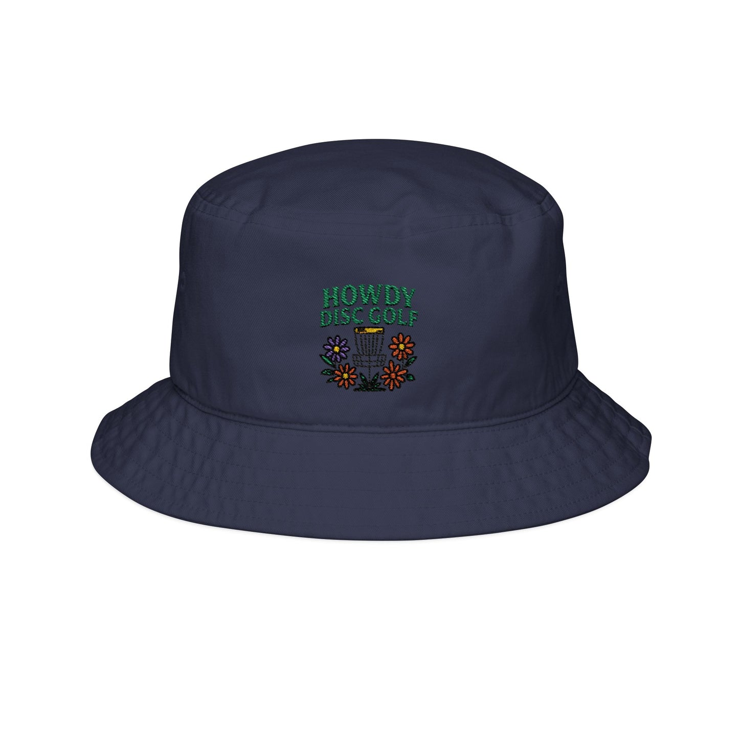 Howdy Disc Golf Embroidered Bucket Hat