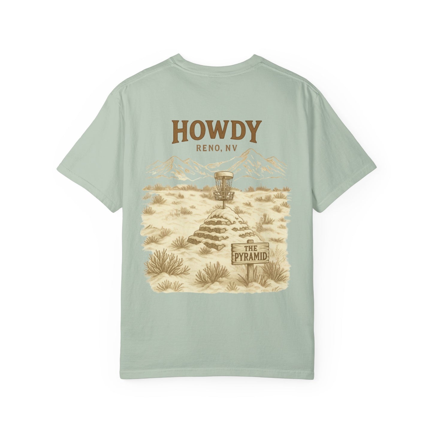 “Howdy – The Pyramid” Tee | Reno, NV (Inspired by Mayor’s Park DGC)