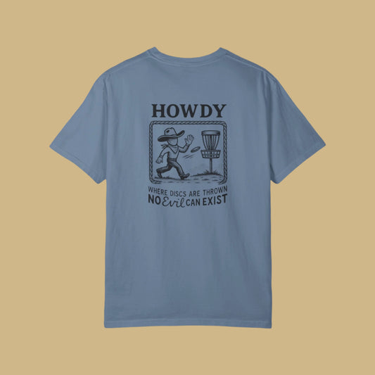 “No Evil Can Exist” – Vintage Western Disc Golf Tee