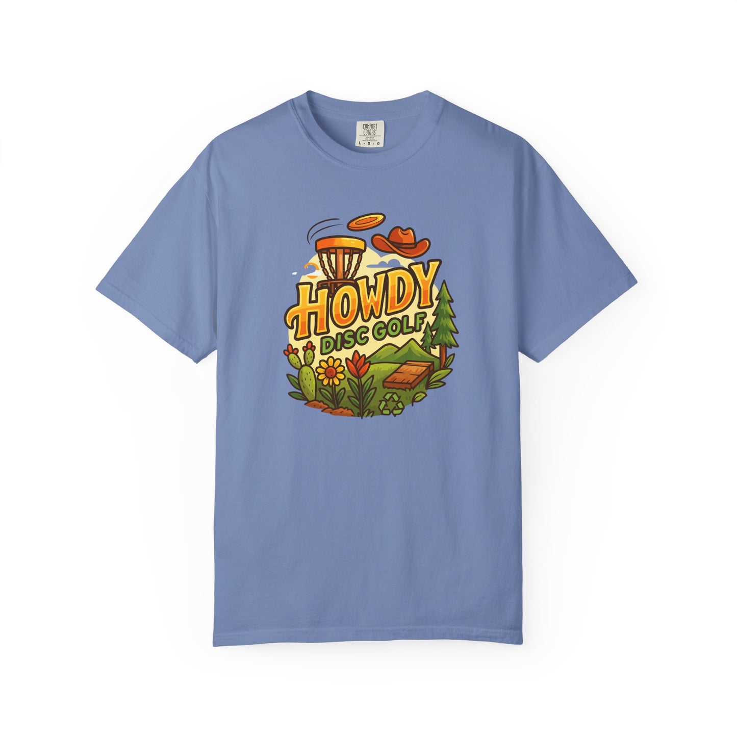 Howdy Disc Golf T-Shirt, Unisex Short Sleeve Tee, Casual Wear, Outdoor Sports Apparel, Summer Gift Idea