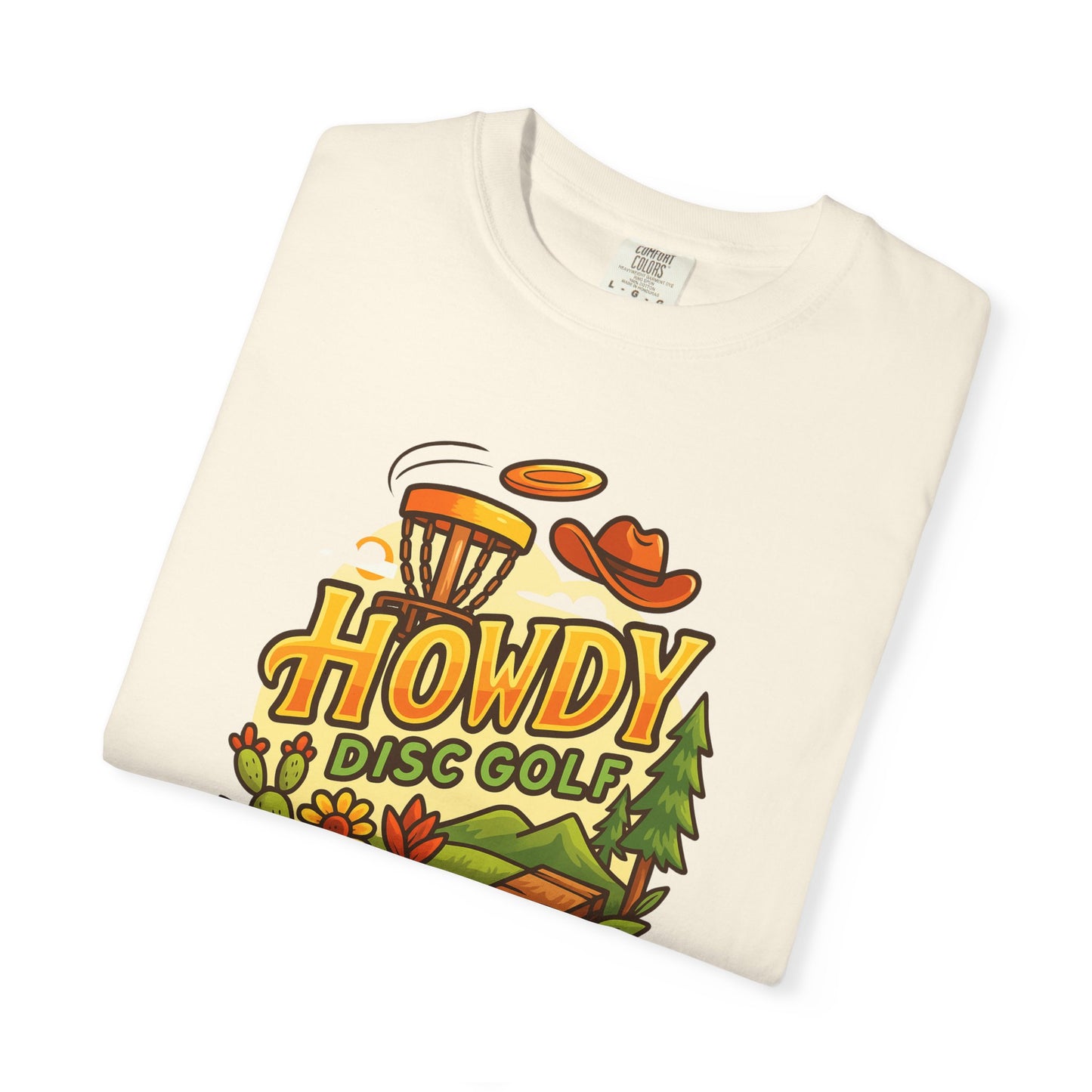 Howdy Disc Golf T-Shirt, Unisex Short Sleeve Tee, Casual Wear, Outdoor Sports Apparel, Summer Gift Idea