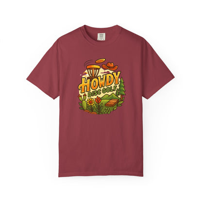 Howdy Disc Golf T-Shirt, Unisex Short Sleeve Tee, Casual Wear, Outdoor Sports Apparel, Summer Gift Idea