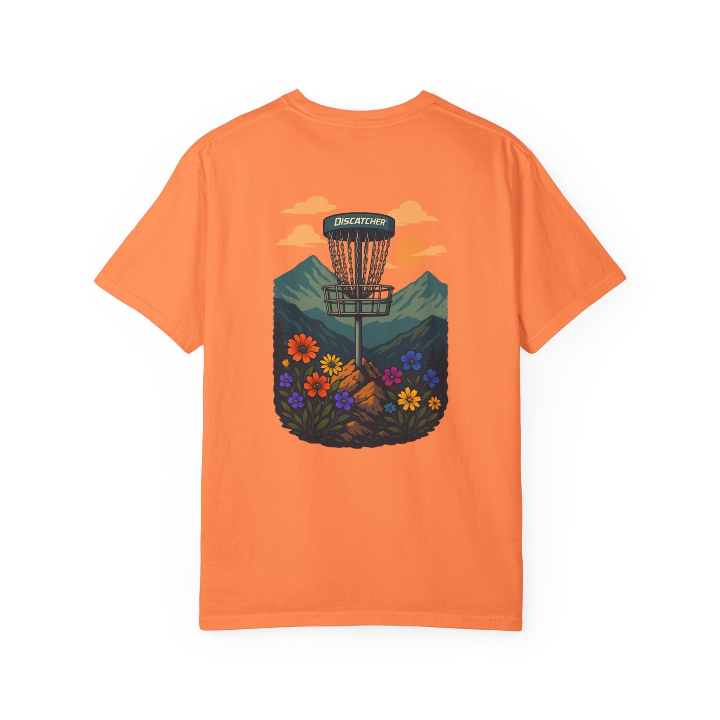 Howdy Mountain Disc Basket Unisex T-shirt