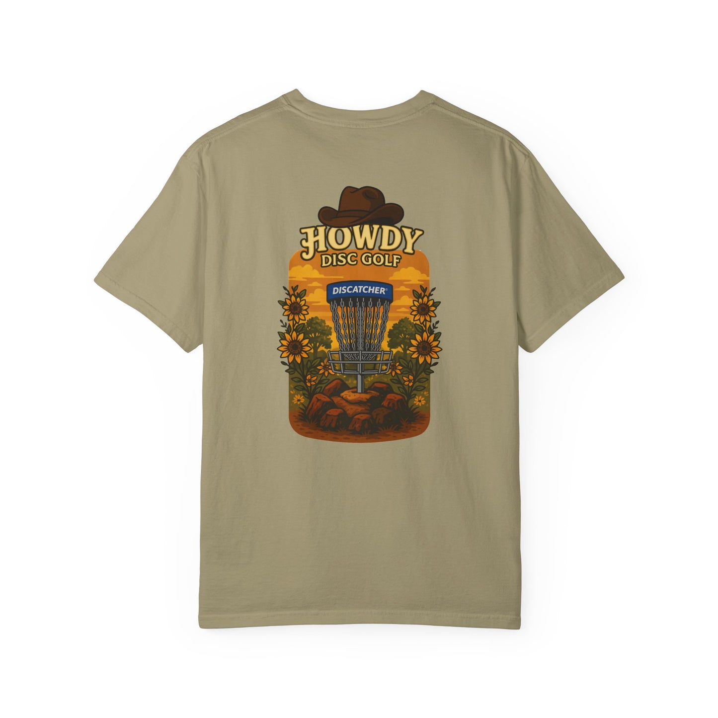 Howdy Disc Golf Sunflower Unisex Garment-Dyed T-Shirt | Casual Summer Tee, Gift for Disc Golf Enthusiasts, Fun Outdoor Activity Shirt, Nature [...]