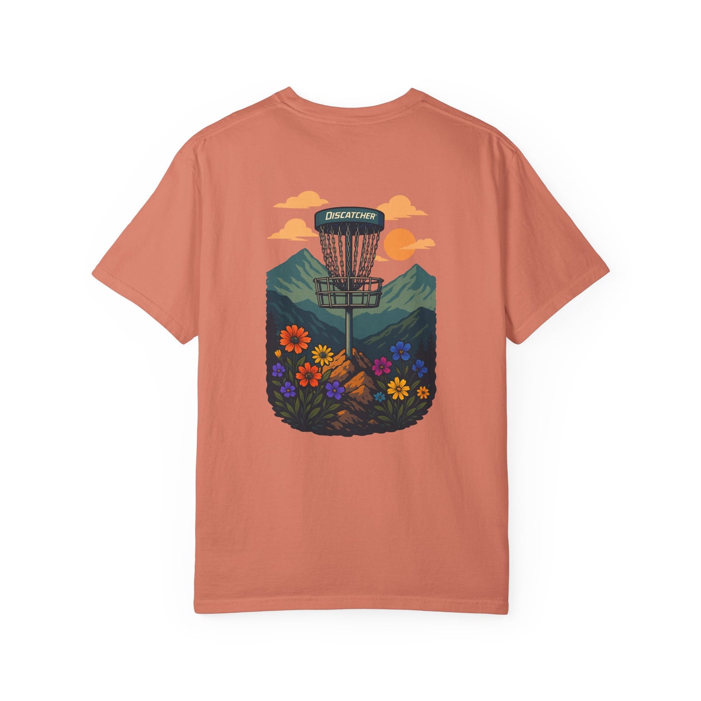 Howdy Mountain Disc Basket Unisex T-shirt