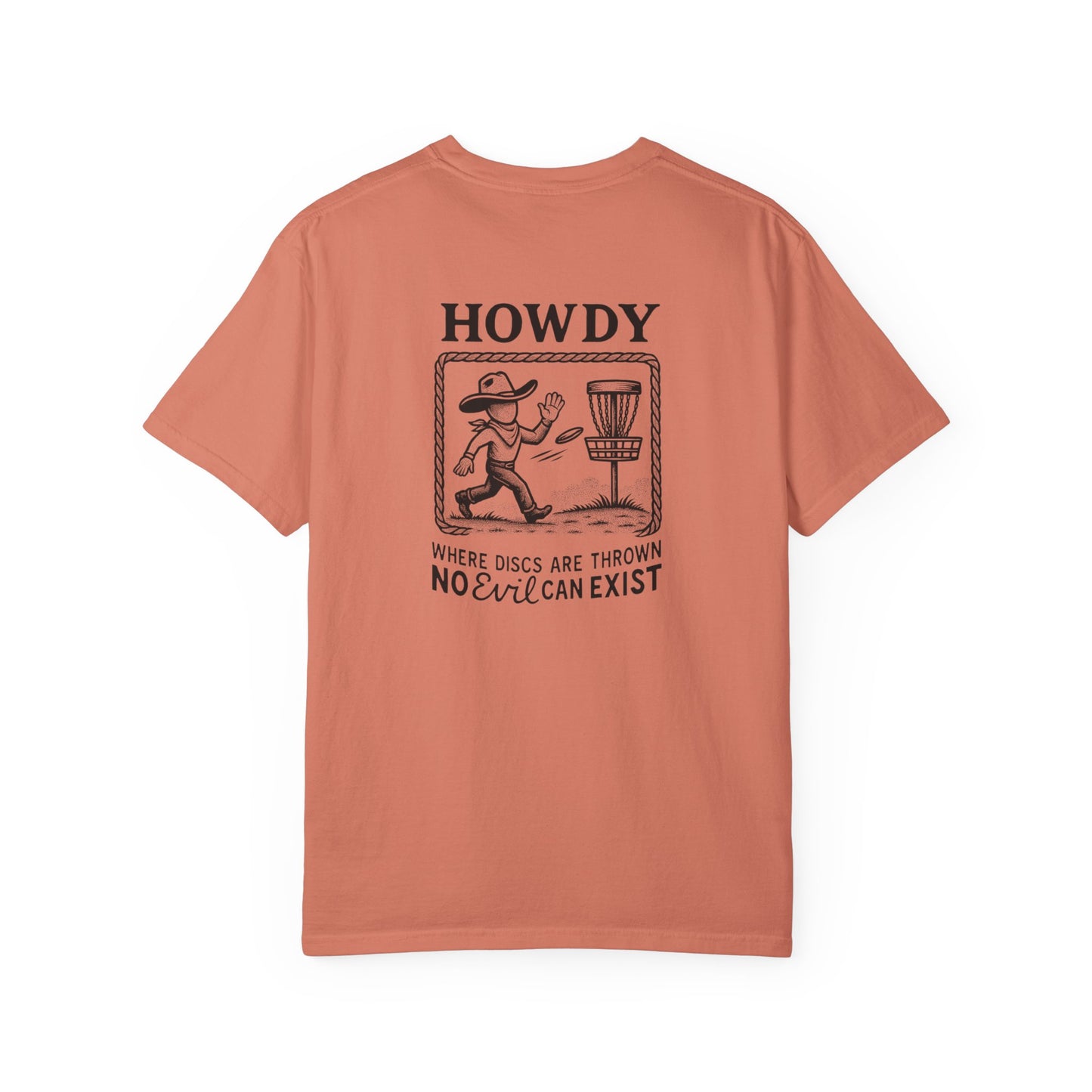 “No Evil Can Exist” – Vintage Western Disc Golf Tee